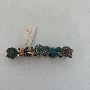Periwinkle by Barlow Teal and Bronze Nature Bracelet